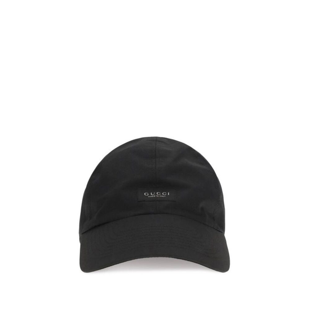 Gucci Black Cotton Cap (Baseball Men's Hat)